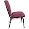 Flash Furniture Advantage Burgundy Pattern Discount Church Chair, 21" Wide EPCHT-100 - alternate 3